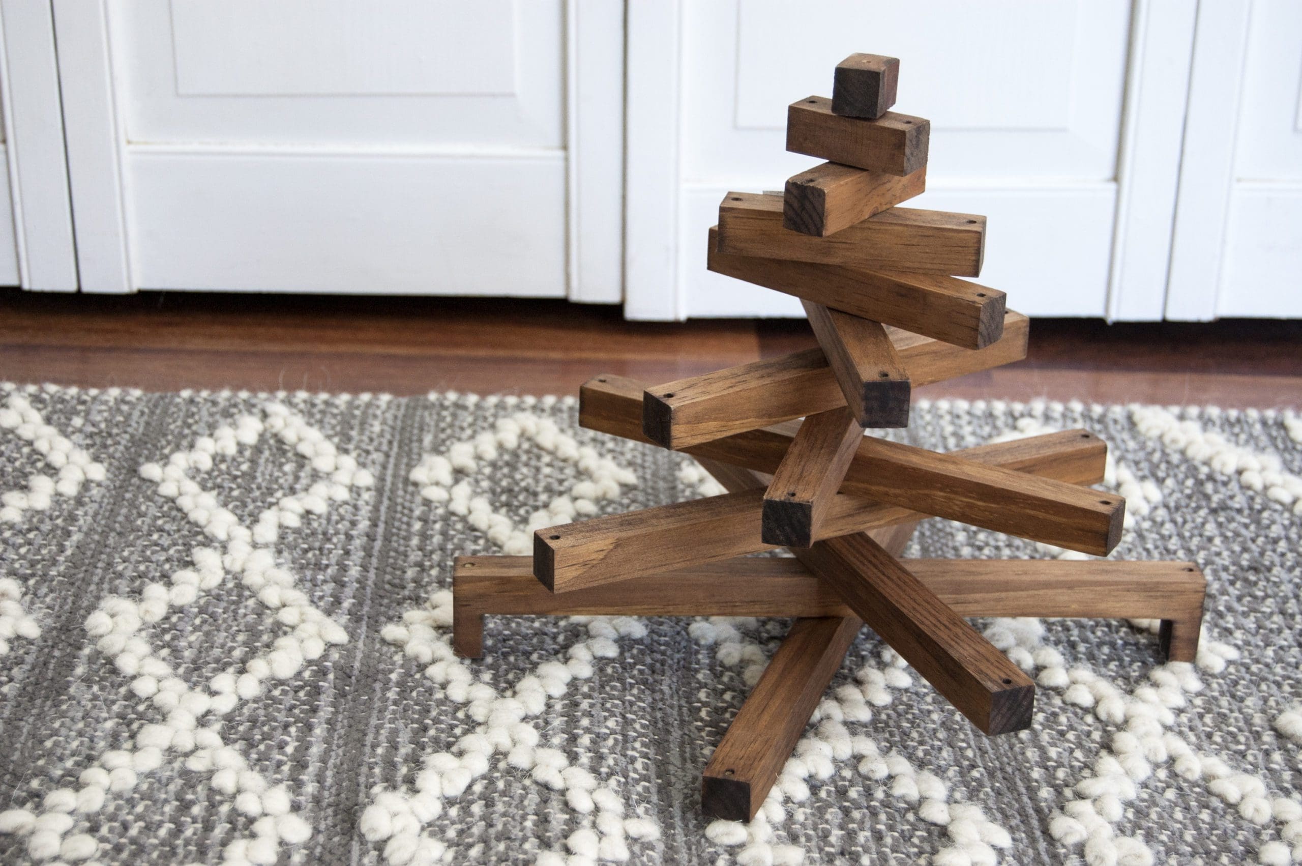 wooden Christmas tree