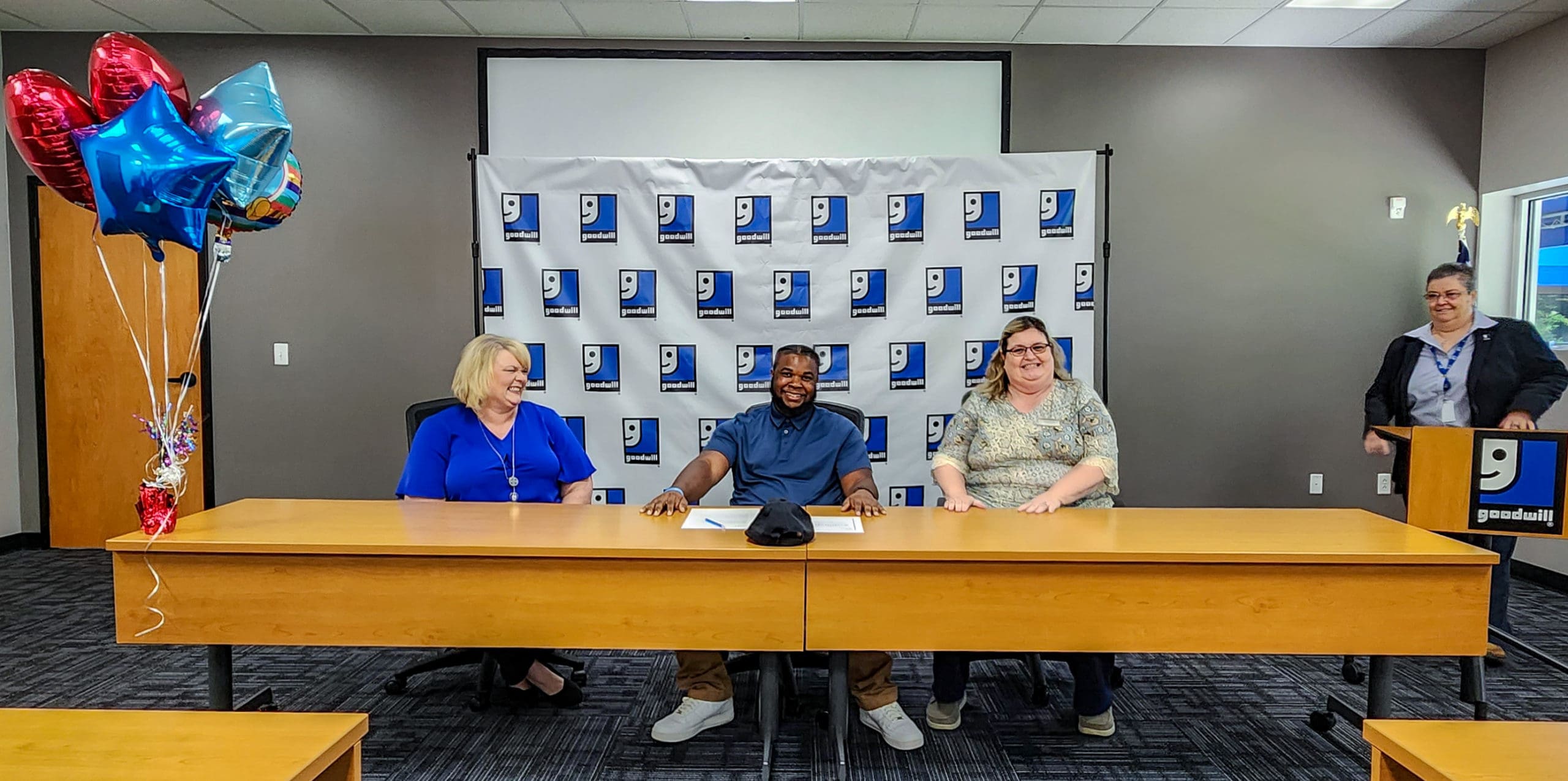 Nyheem Houston's signing day ceremony