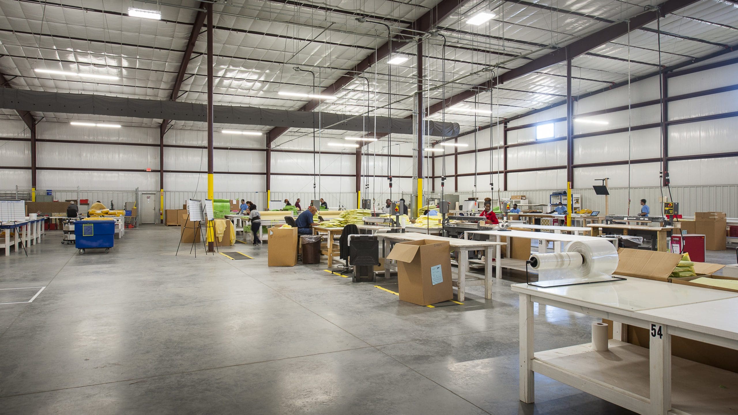 Production floor at G-Force
