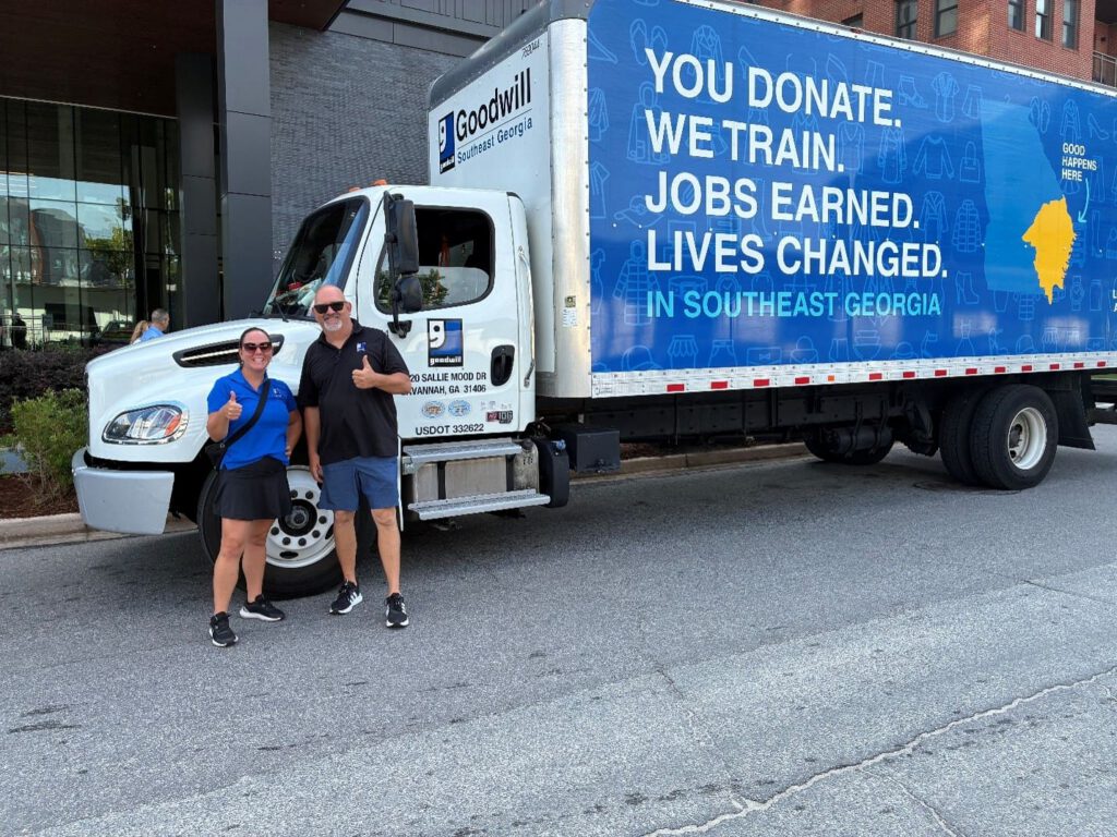 Goodwill truck at SCAD