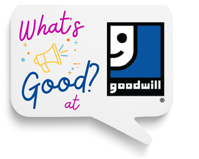 What's Good At Goodwill Logo