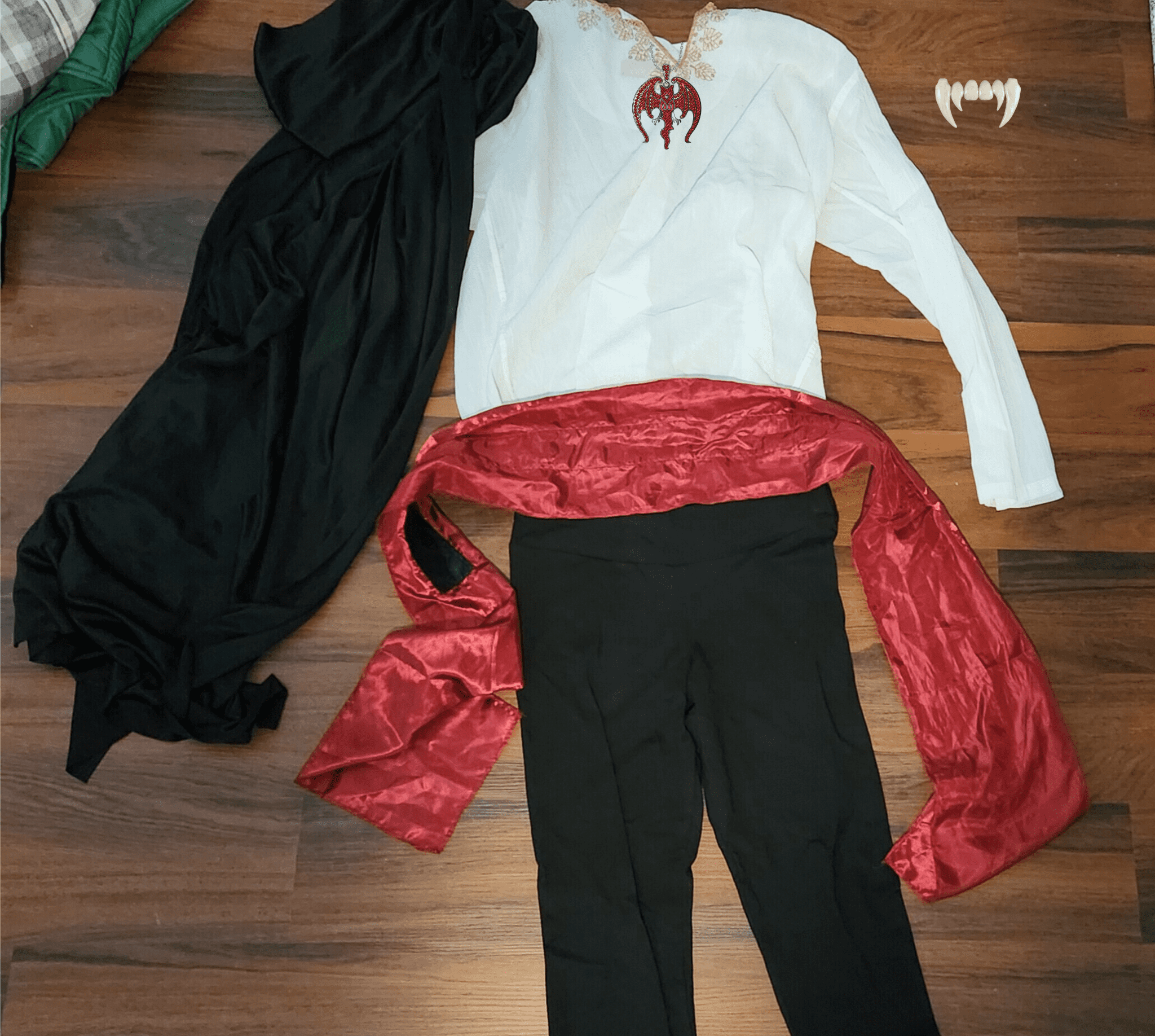 Thrifted Goodwill Vampire costume