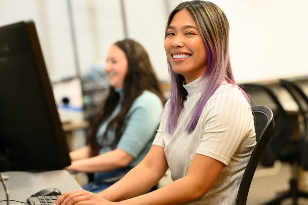 Women at computers
